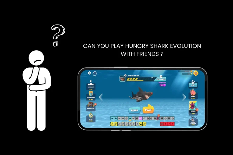 can you play hungry shark evolution with friends