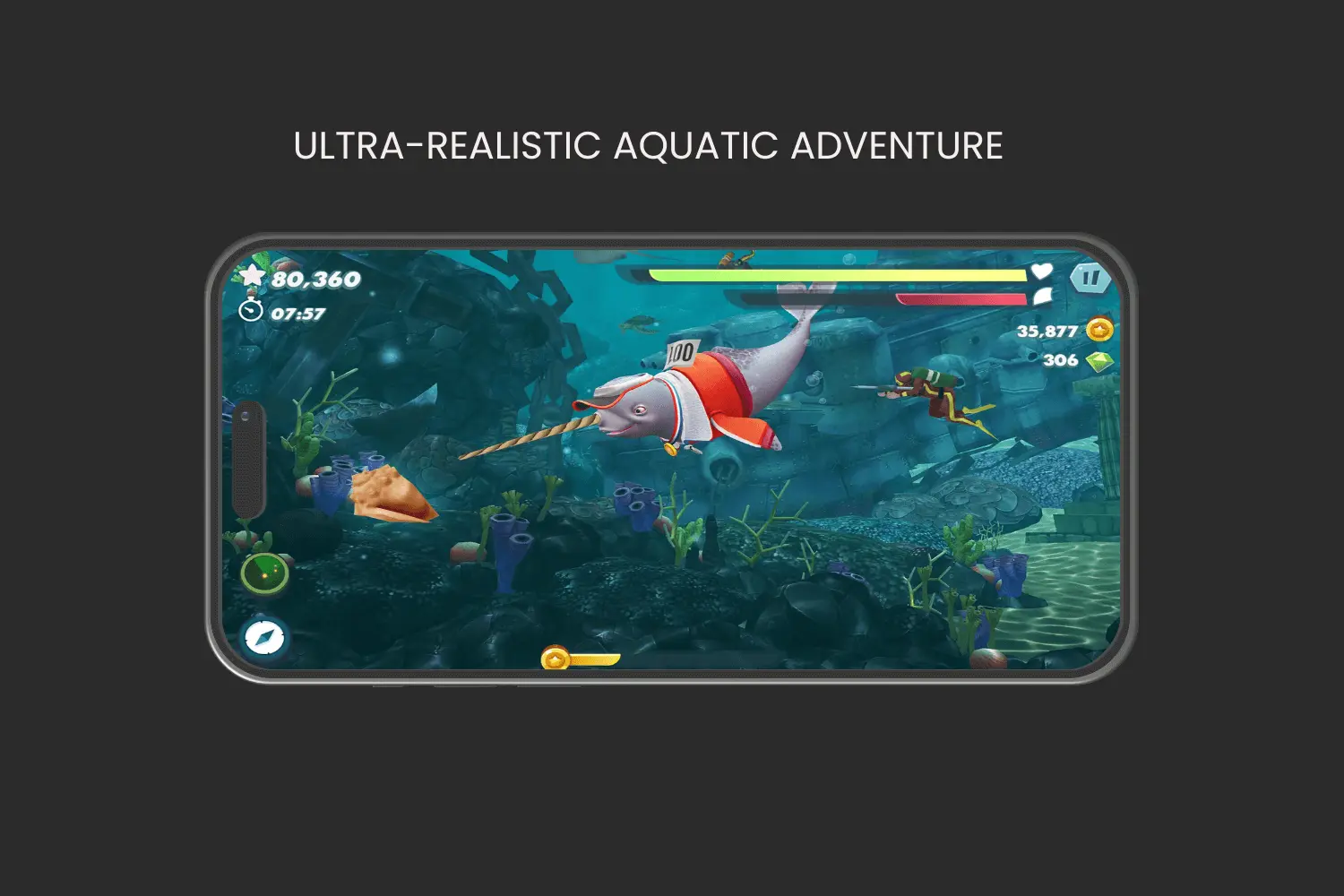 ultra-realistic aquatic adventure in hungrysharkapk