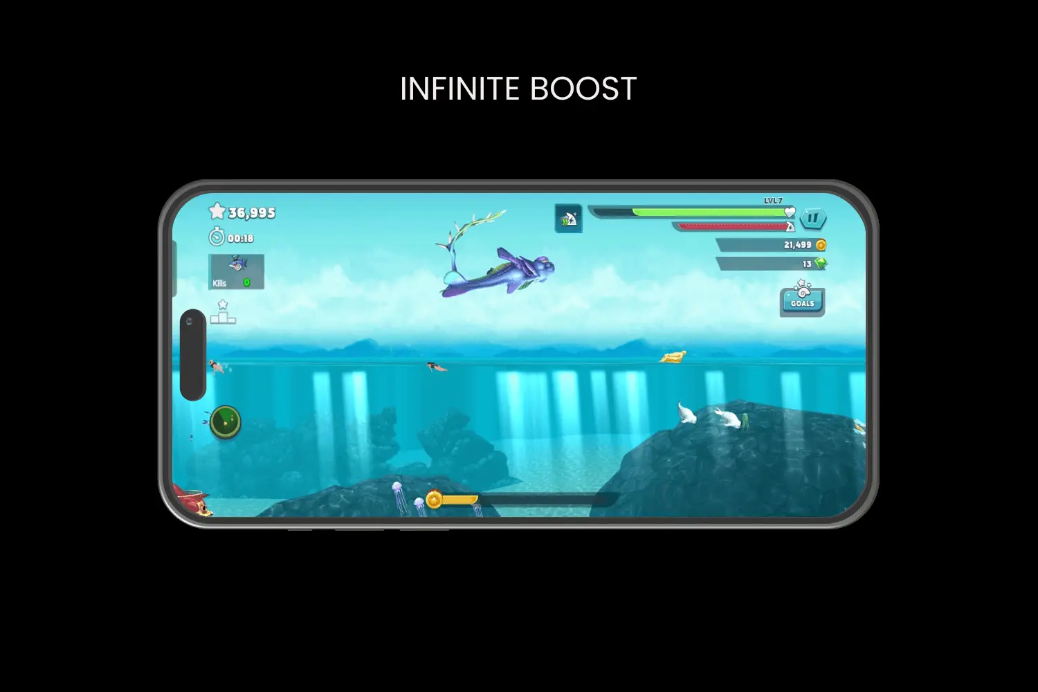 infinite boost in hungrysharkapk.net